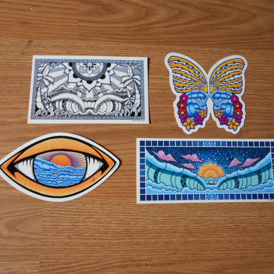 Alex Lanau Surf Sticker Pack 1