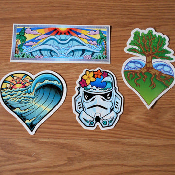 Alex Lanau Surf Sticker Pack 2