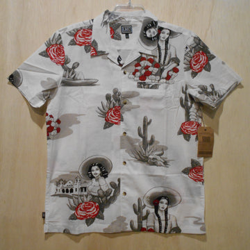 Loser Machine Rosarito SS Woven Shirt - White - Size L