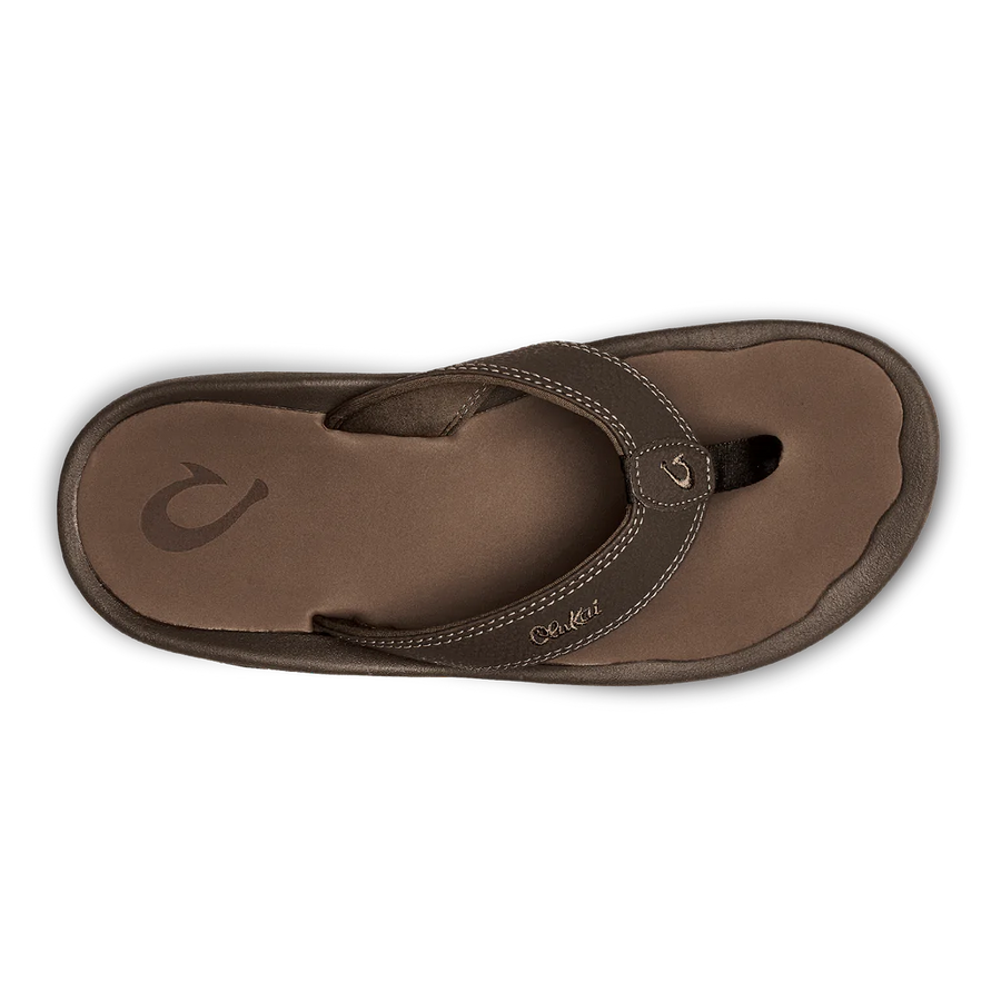 Olukai Mens Ohana Dark Java/Ray Sandals