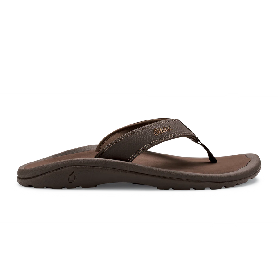 Olukai Mens Ohana Dark Java/Ray Sandals