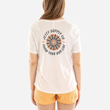 Jetty Ladies Pinwheel Tee