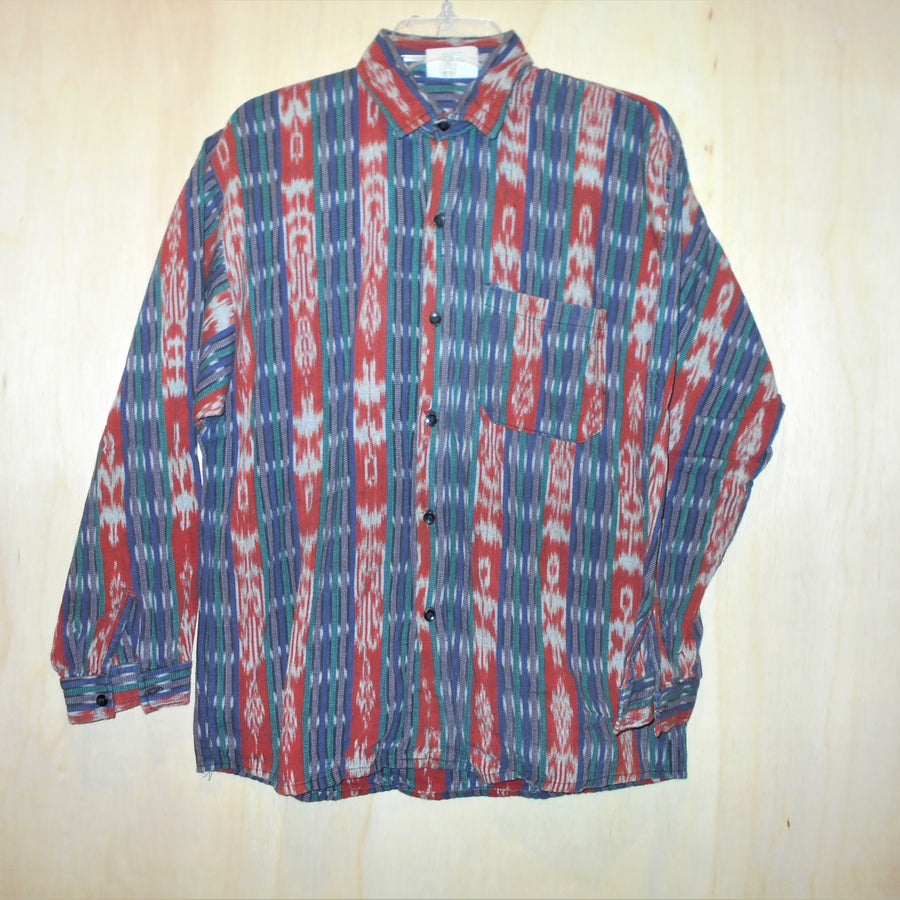 Popol Vuh Vintage Long Sleeve Button-Up Shirt