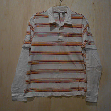 Quiksilver Vintage Mock Layered Long Sleeve Collared Knit