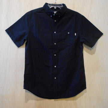 Rhythm Studio Oxford SS Shirt - Navy - Size M