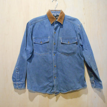 T&C Vintage Denim/Cord Long Sleeve Top