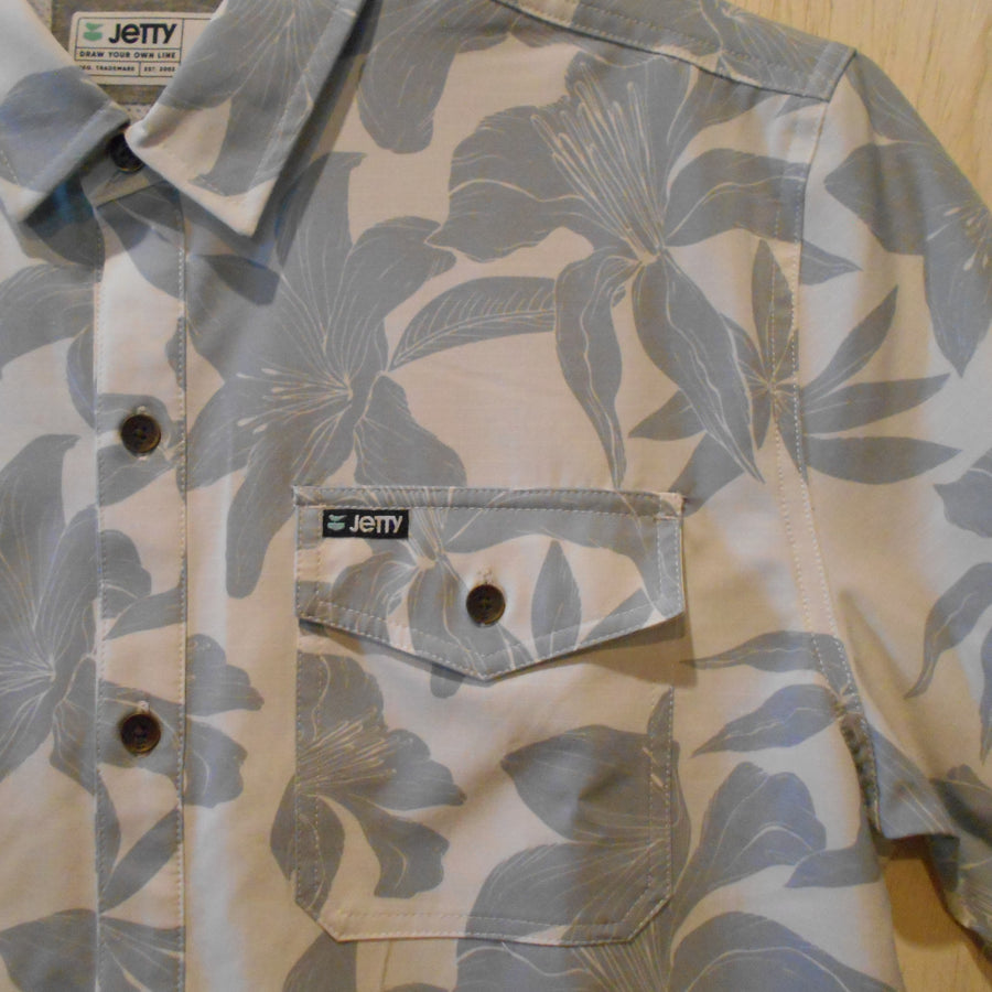 Jetty Wellpoint Woven Button-Up Shirt - Size M