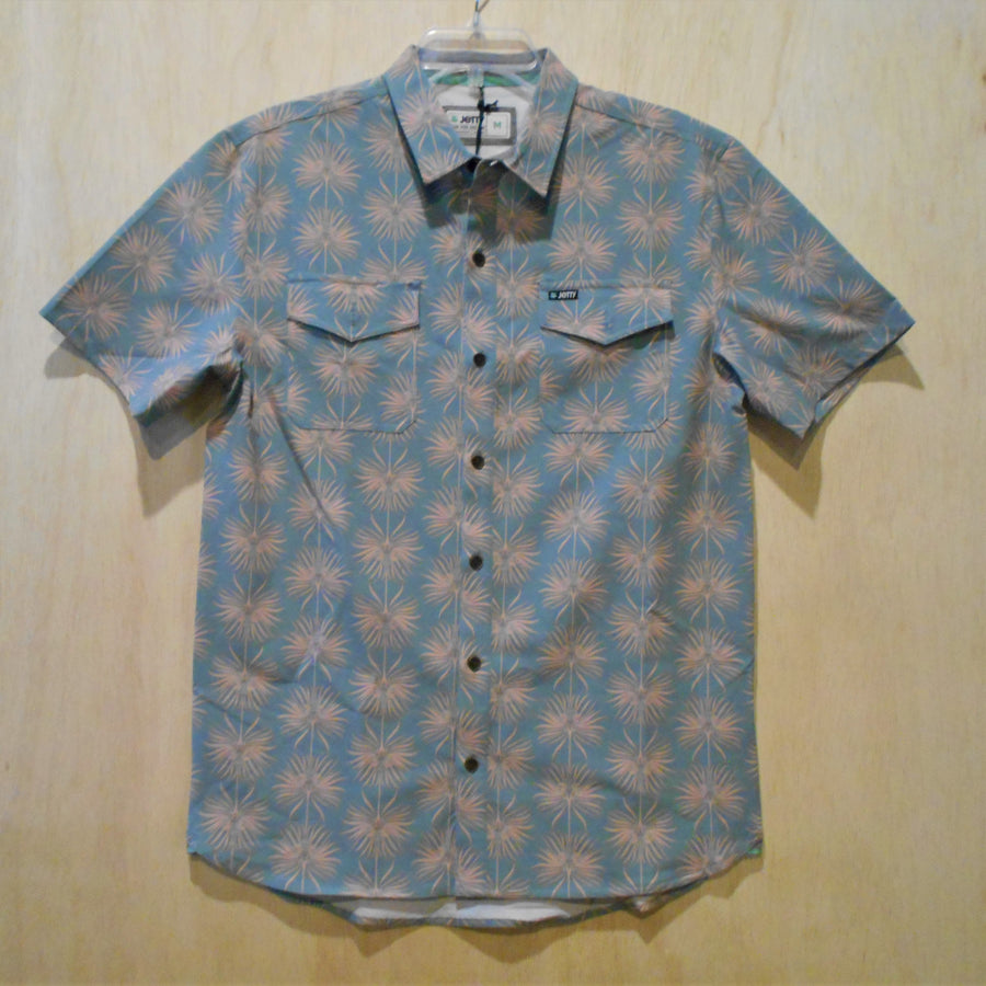 Jetty Wellpoint Woven Button-Up Shirt - Size M