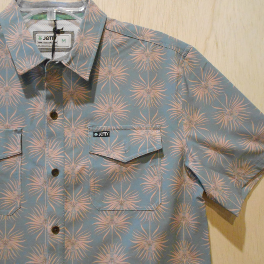 Jetty Wellpoint Woven Button-Up Shirt - Size M
