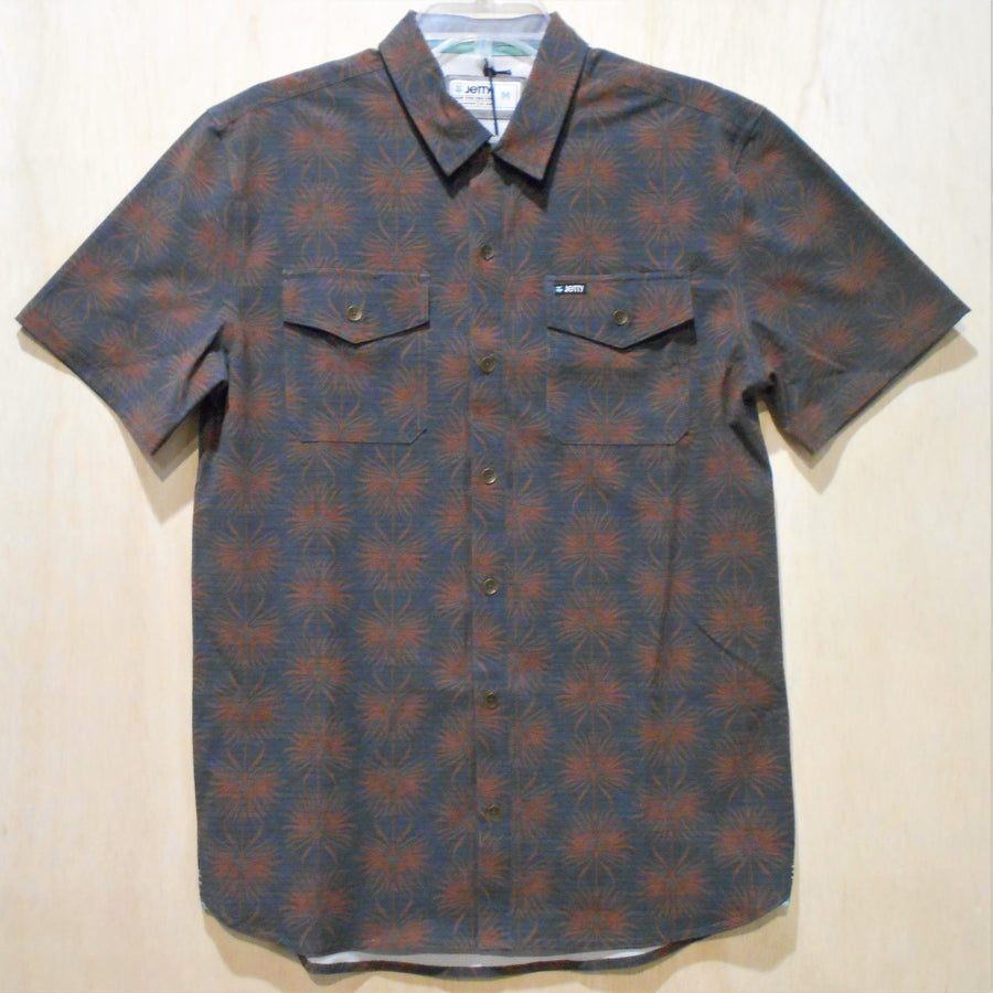 Jetty Wellpoint Woven Button-Up Shirt - Size M