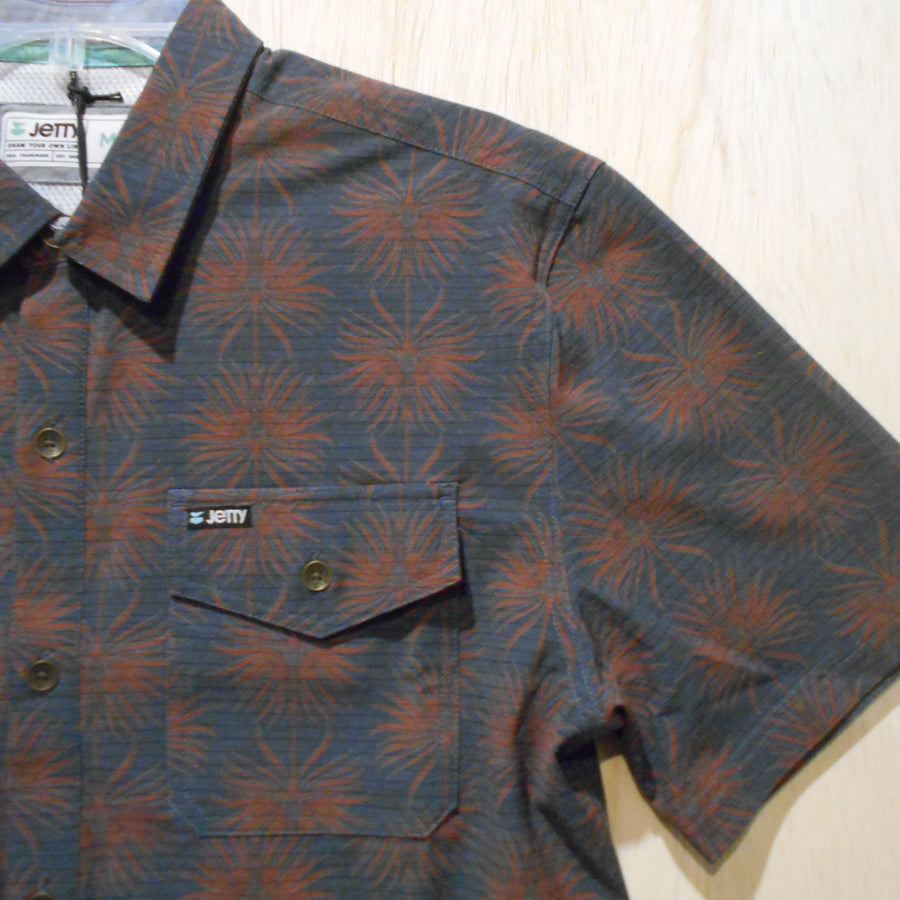 Jetty Wellpoint Woven Button-Up Shirt - Size M