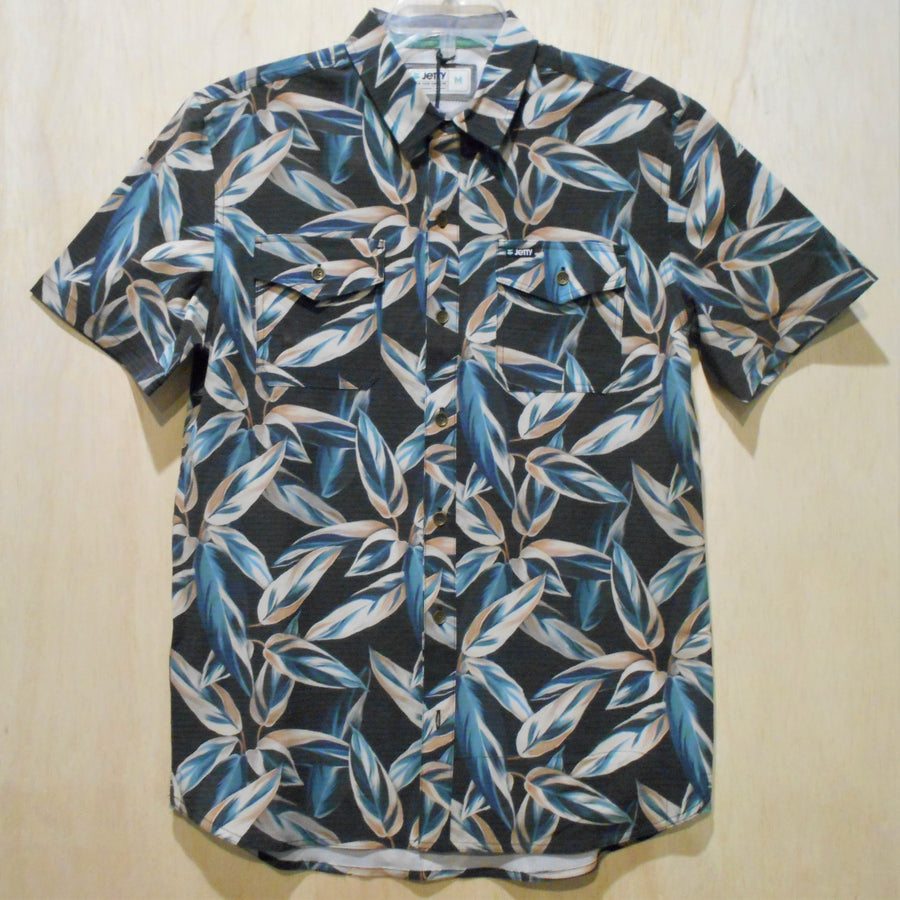 Jetty Wellpoint Woven Button-Up Shirt - Size M